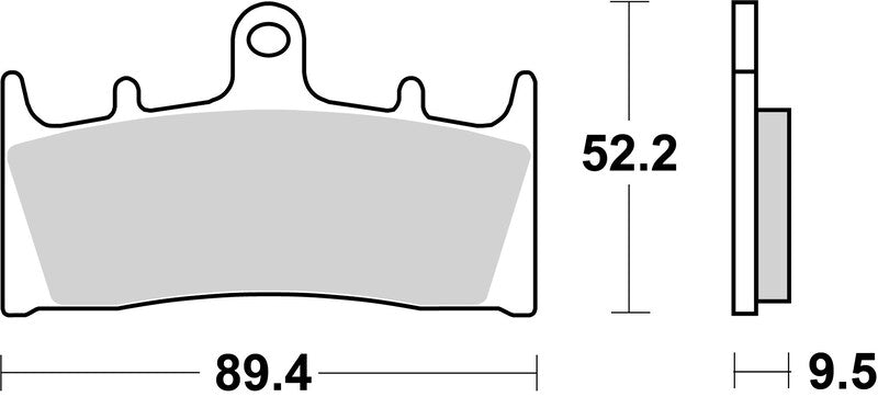 Kawasaki Zx 12 R [BREMBO] - Plaquettes de Frein Compétition Carbone Céramique - 07SU19RC