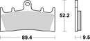 Suzuki Gsx 1000 [BREMBO] - Competition Carbon Ceramic Brake Pads - 07SU19RC