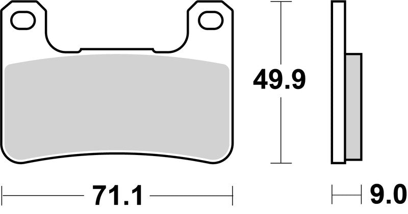 Kawasaki Ninja 1000 [BREMBO] - Competition Carbon Ceramic Brake Pads - 07SU27RC
