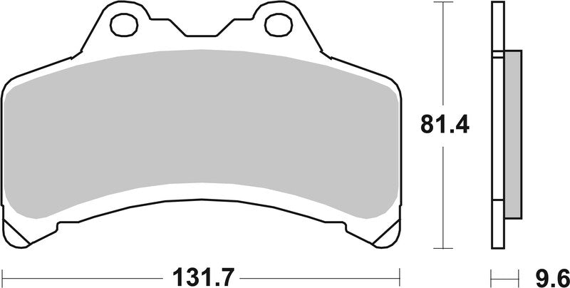 Yamaha Gts 1000 [BREMBO] - Street Carbon Ceramic Brake Pads - 07YA3108