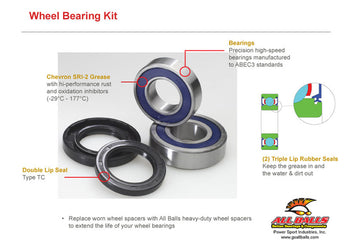 Honda St 1300 [ALL BALLS] - Radlagerkit hinten für ST1300 - 0