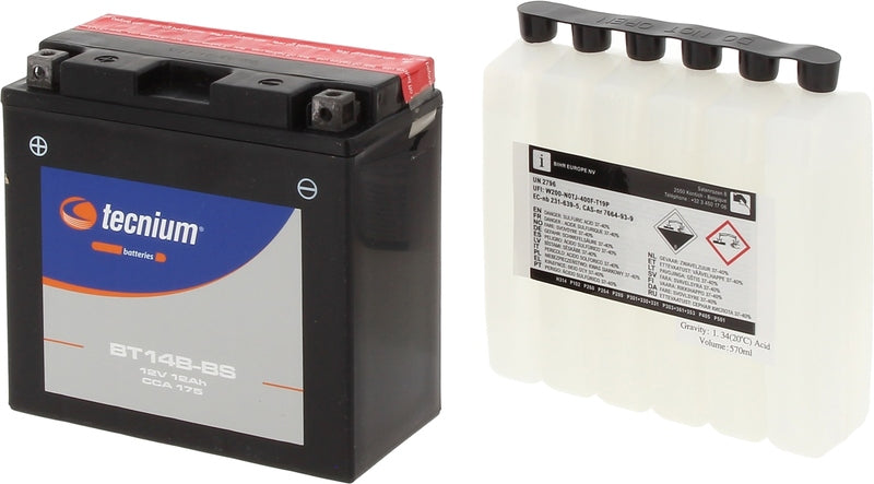 Yamaha Xvs 1100 [TECNIUM] - Wartungsfreie Batterie mit Säurepack - BT14B-BS