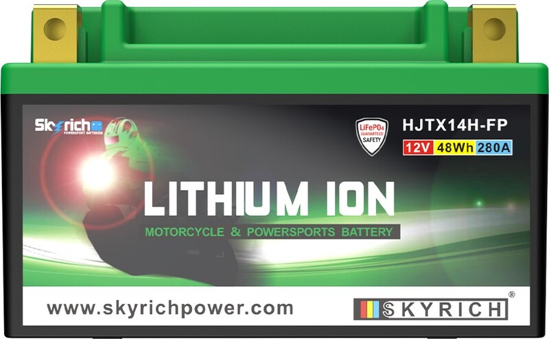 Kawasaki Versys 650 [SKYRICH] - Lithium-Ionen-Batterie - HJTX14H-FP