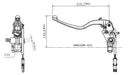Ducati Monster 1200 [BREMBO] - Clutch master cylinder Ø15x19mm titanium-2