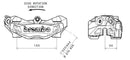 Bmw R Ninet Urban S [BREMBO] - Etrier de frein M4 avant gauche noir Ø32mm-2