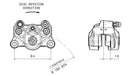 Ducati Panigale 1199 [BREMBO] - Bremssattel hinten Ø34mm Schwarz-2
