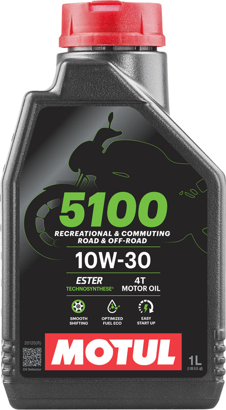 Motor oil 10W30 4T 1 liter for motorcycles [Motul]