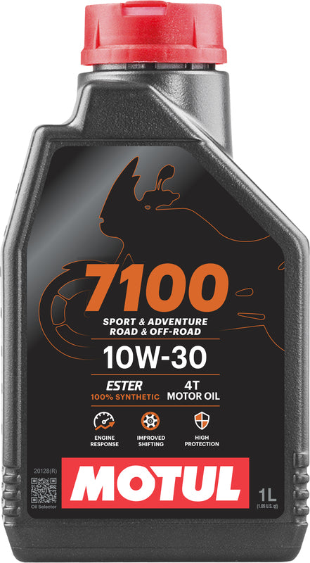 Huile de moteur 10W30 4T 1 litre pour les motos [motul]