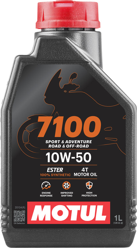 Huile moteur 10W50 4T 1 litre pour les motos [motul]