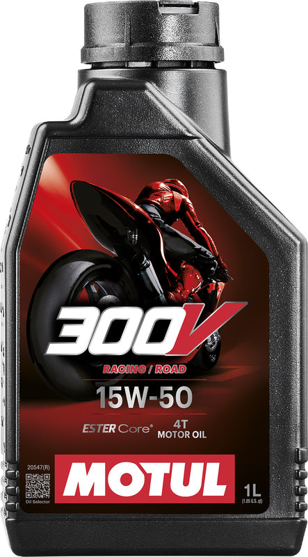 Huile moteur 15W50 4T ROTAGE RACING 1L - MOTUL 300V Ligne d'usine