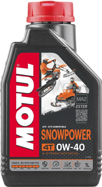 Engine oil 0W40 4T for snowmobiles 1L [MOTUL]