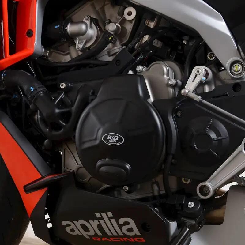 Aprilia TUAREG 660 [2021-2025] - Protecteur de couvercle de carter moteur gauche Race Series (Lima) - Noir