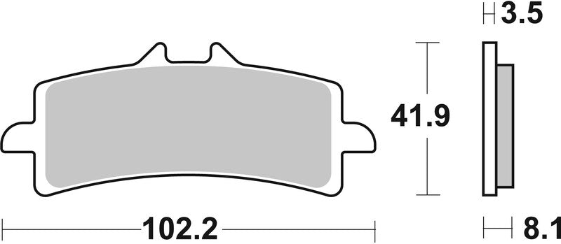 Suzuki Gsx800S [BREMBO] - Bremsbeläge TYP 07BB37 SR Sinter - Sport