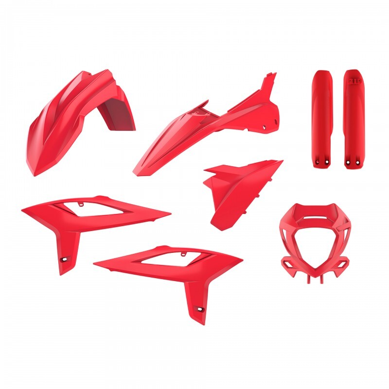 Beta RR 125 [POLISPORT] - Kit Plastique - Couleur OEM (20-22) Beta RR T/4T