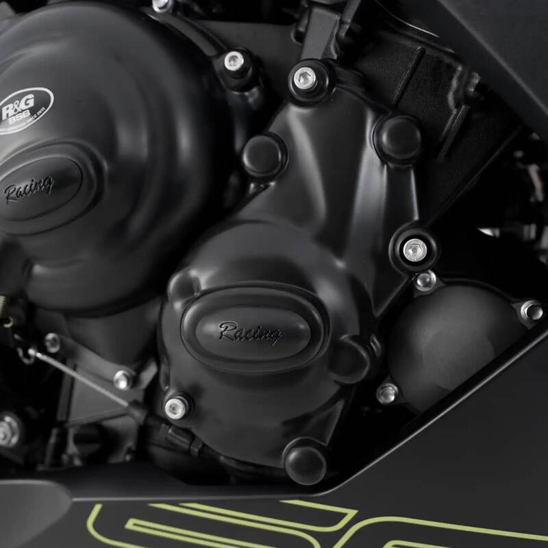 Triumph DAYTONA 660 [2024-2026] - Race Series Rechte Rechter Kurbelgehäusedeckelschutz (Zündung) - Schwarz Triumph Trident 660