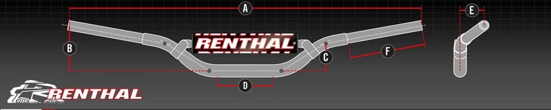 Honda XL 1000 [RENTHAL] - Guidon LE2 anodisé dur avec rembourrage