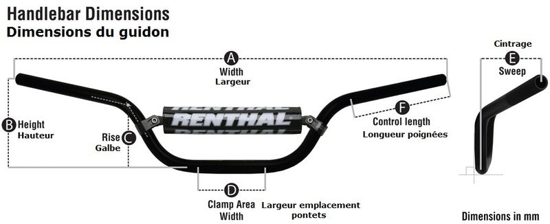 Honda Xl 1000 [RENTHAL] - MX/Enduro 7/8" 971 RC Lenker