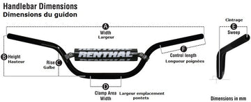 Aprilia Touareg Rally 660 [RENTHAL] - Guidon 609 Fatbar