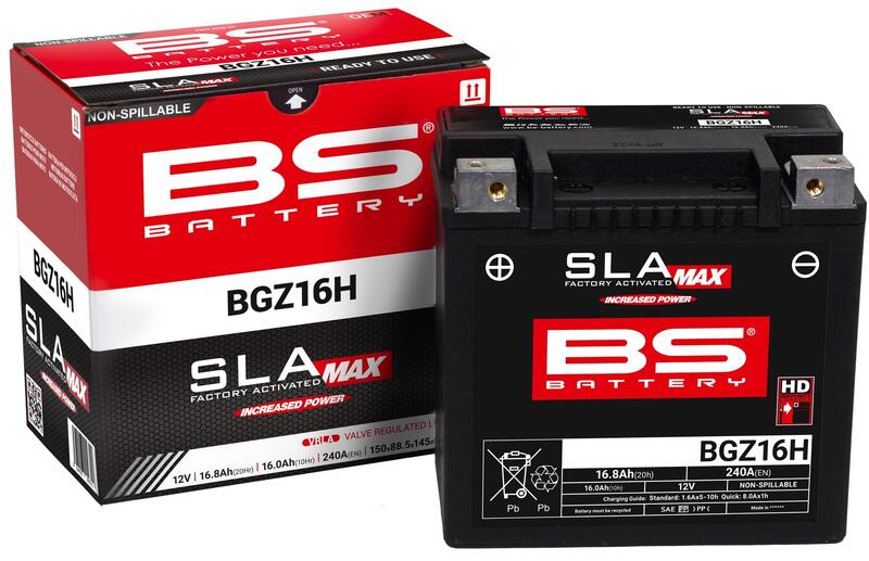 Bmw R 1200 [BS BATTERY] - SLA maintenance-free battery factory activated - BGZ16H