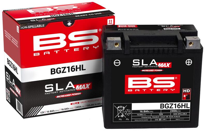 Harley Davidson Fxlrst [BS BATTERY] - SLA Wartungsfreie Batterie Werkseitig aktiviert - BGZ16HL
