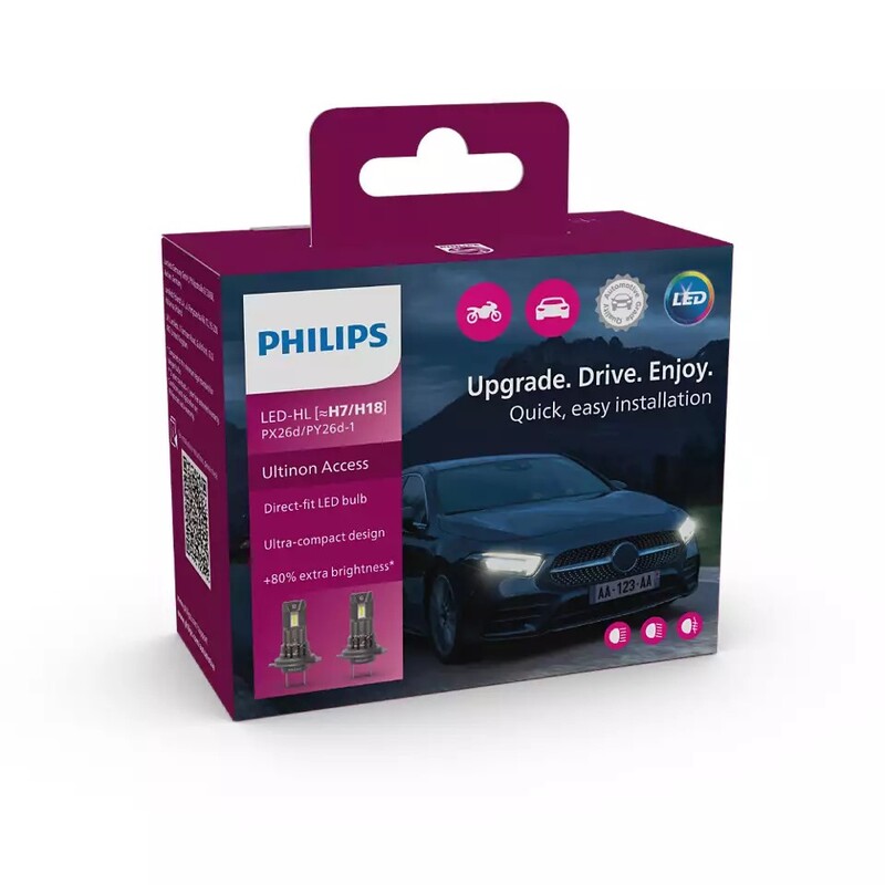 Kawasaki Ninja 1000 [PHILIPS] - H7 Ultinon Access Moto Glühlampe 12V/55W - 1 Stck.