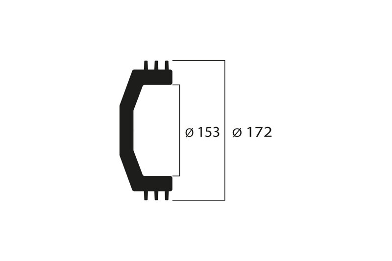 Kawasaki J 300 [MALOSSI] - Cloche d'embrayage Maxi Wing ø 153 mm