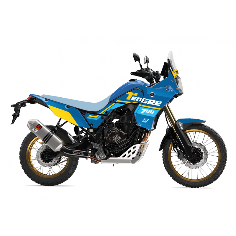 Yamaha Ténéré 700 [BLACKBIRD] - Rally Ride Grafik-Kit – Blau