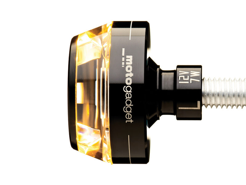 Lenkerendenblinker mo.Blaze DISC Schwarz Links [MOTOGADGET]