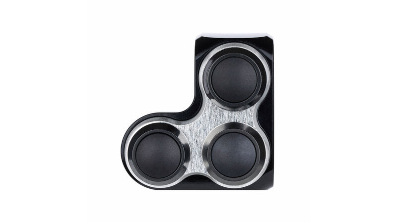 Boutons de moto mo.switch basic, 3 boutons noirs / argent [Motogadget]