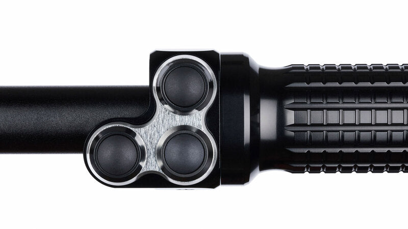 Boutons de moto mo.switch basic, 3 boutons noirs / argent [Motogadget]