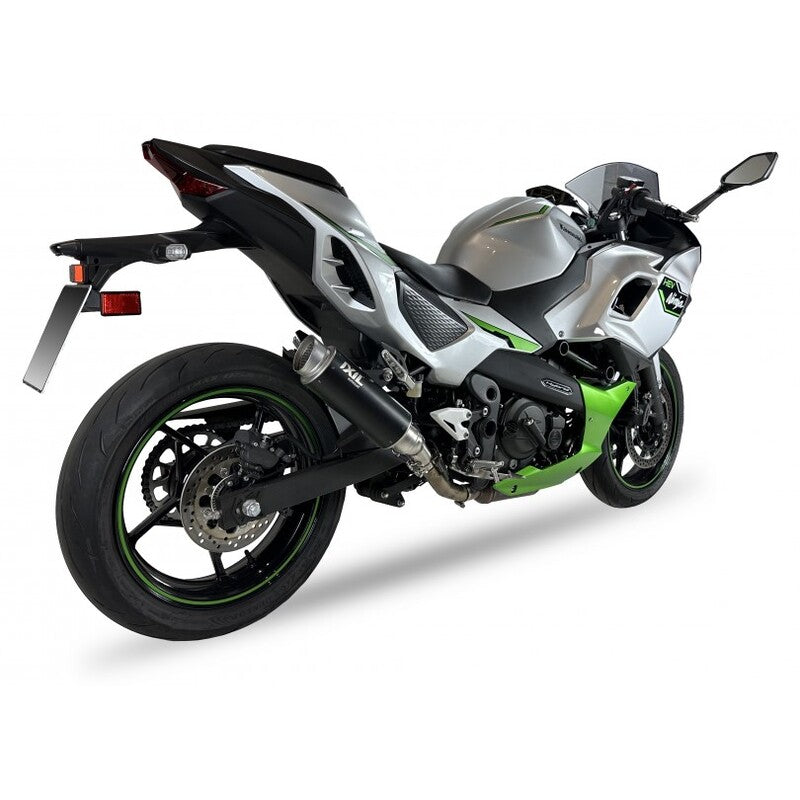 Kawasaki Z 500 [IXIL] - Silencieux Slip-On RC3B Acier Inoxydable Noir