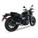 Kawasaki Eliminator 500 [IXIL] - Silencieux Slip-On RC3B Acier Inoxydable Noir