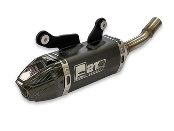 Ktm Sx 250 [FRESCO] - Silencieux Carby embout aluminium/carbone noir