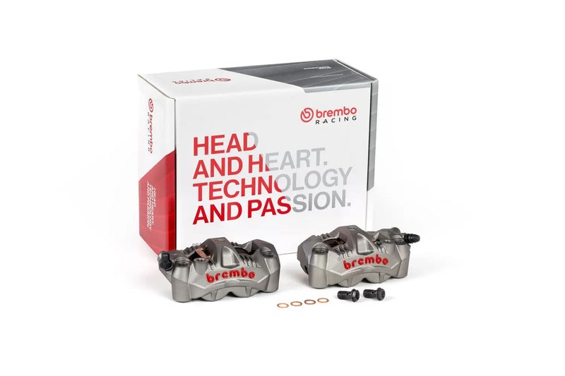 Yamaha Yzf R6 [BREMBO RACING] - GP4-RS Pair of front radial brake calipers 4 pistons Ø3mm