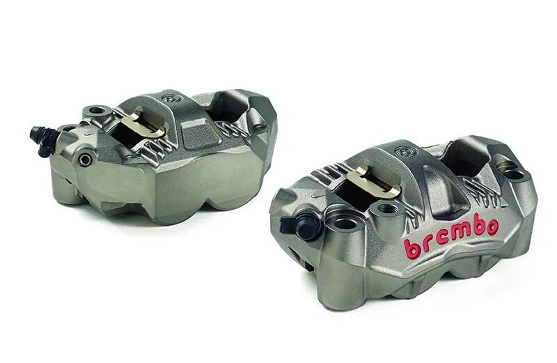 Suzuki Gsx 1300 [BREMBO RACING] - GP4-RS Pair of front radial brake calipers 4 pistons Ø3mm
