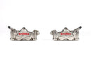 Ducati Hypermotard 939 [BREMBO RACING] - Paar GP4RX - 1mm Bremssättel (CNC-gefräst - verchromt) (mit Belägen)-2