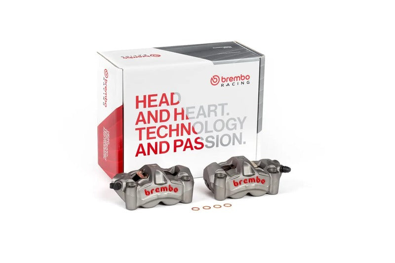 Ducati Multistrada 1200 [BREMBO RACING] - Paire d'étriers de frein radiaux avant M5 4 pistons Ø3mm