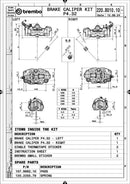 Yamaha Tracer 9 [BREMBO RACING] - Pair of GP4RX - 18mm brake calipers (CNC machined - chrome plated) (with pads)