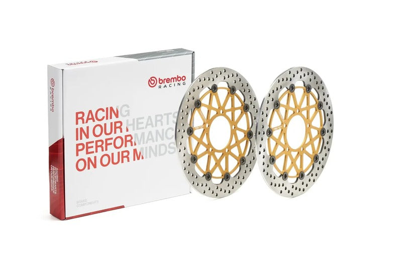 Kawasaki Zzr 1400 [BREMBO RACING] - UPGRADE Supersport pair of floating brake discs - 208973734