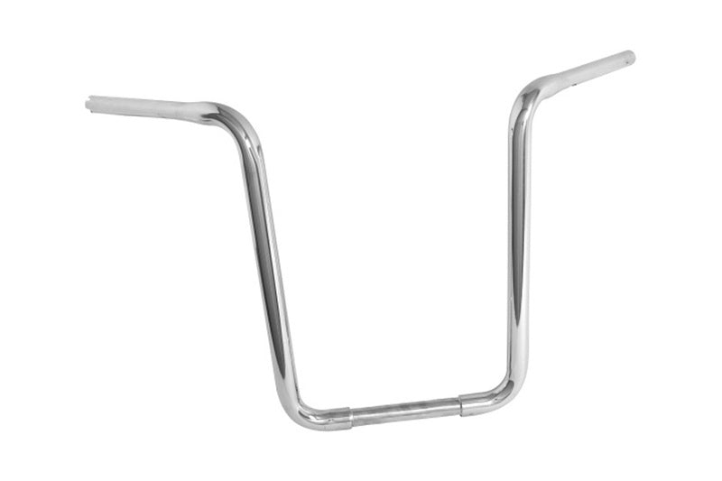 Harley Davidson Flst [HIGHWAY HAWK] - Fat Apehanger 1 inch handlebar with 3 holes, 880 mm wide 430mm high, chrome