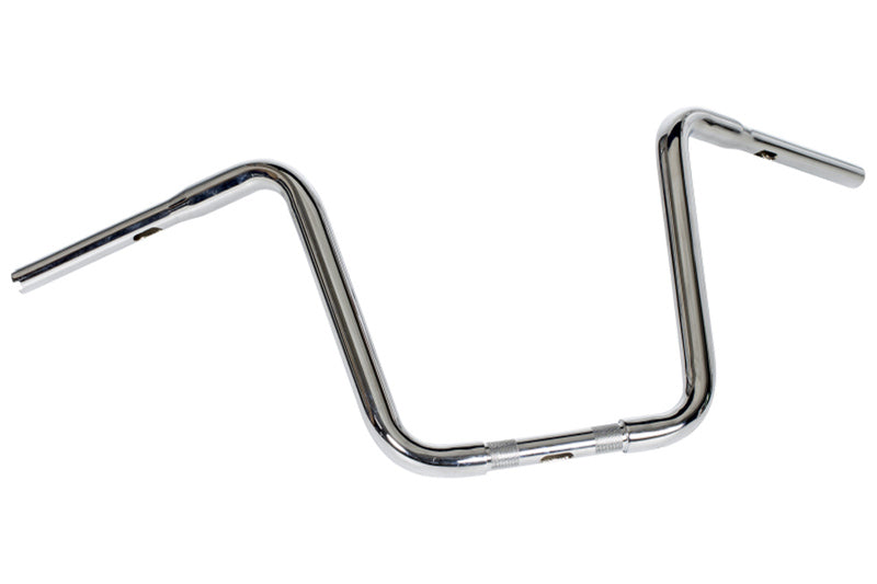 Harley Davidson XL1200X [HIGHWAY HAWK] - Guidon Apehanger étroit 1 pouce avec 3 trous, 860 mm de large et 350 mm de haut, chromé