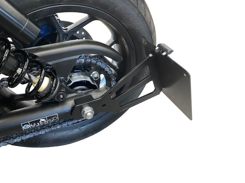 Honda Cmx 1100 [BURCHARD EXCELLENCE] - Seitlicher Kennzeichenhalter mit Teilegutachten, Honda CMX 1100 Rebel Schaltgetriebe/SC83, schwarz matt
