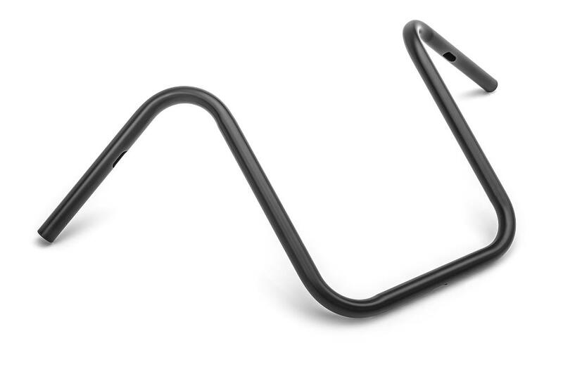 Honda Vt 750 [HIGHWAY HAWK] - Guidon Hawk King 40, 1 pouce (25,4 mm), avec 3 trous, noir mat