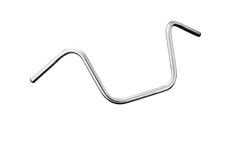 Kawasaki Vn 900 Cla [HIGHWAY HAWK] - Guidon Street moyen, 1 pouce (25,4 mm), chromé, avec encoches pour câbles