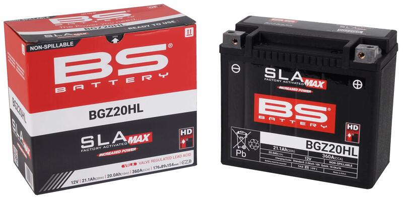 Harley Davidson Fxsb [BS BATTERY] - SLA Maintenance Free Battery Factory Activated - BGZ20HL