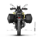 Voge Valico 800 Rally [SHAD] - Système de fixation 3P (côté)