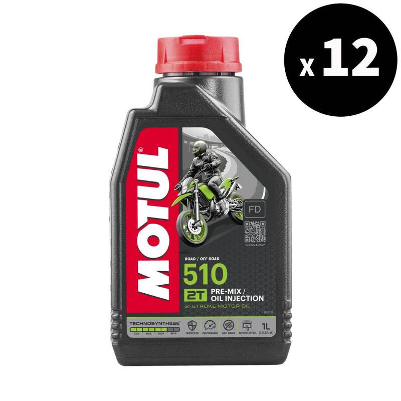 510 Huile de moteur 2T 1L, 12 pack [motul]