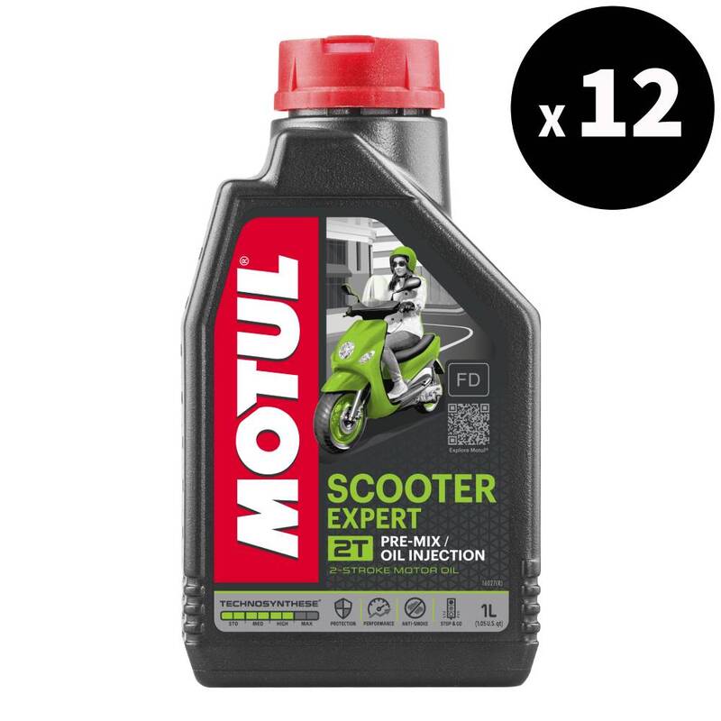 Scooter Expert 2T Motor Oil 1L, 12 Pack [Motul]