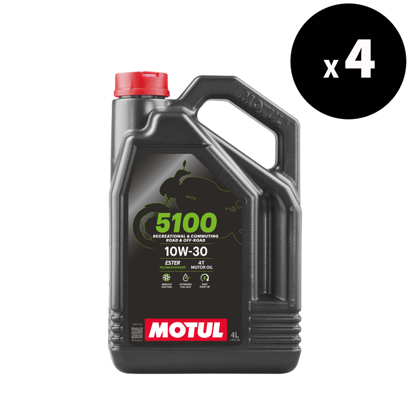 5100 4T 10W30 Motoröl 4L - 4er Pack [Motul]