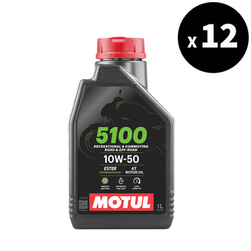 5100 4T 10W50 Huile de moteur 1L X12 [MOTUL]